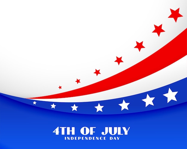 Fondo de celebración del día de la independencia del cuatro de julio