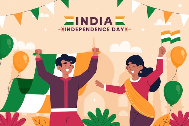 Fondo para la celebración del día de la independencia de la india