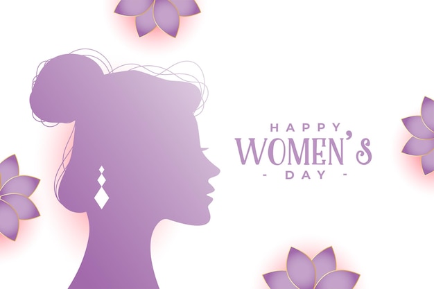 Fondo de celebración del día internacional de la mujer