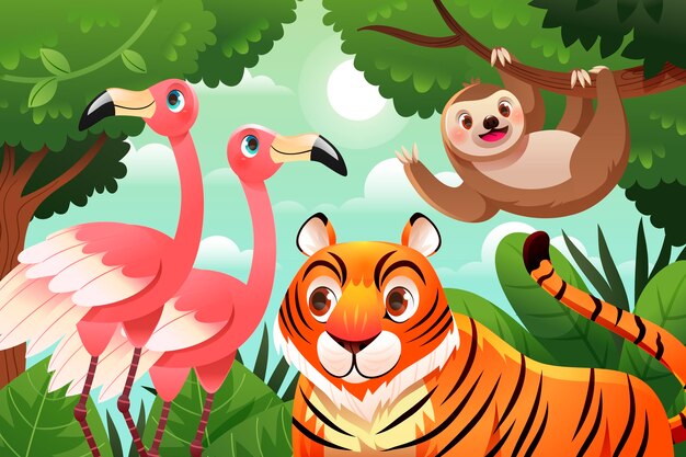 Fondo para la celebración del día mundial de los animales.