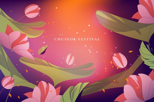 Fondo para la celebración del festival chuseok