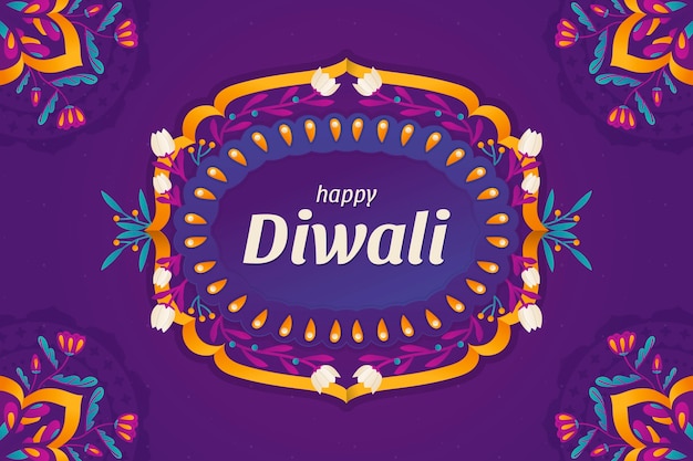 Fondo para la celebración del festival de diwali