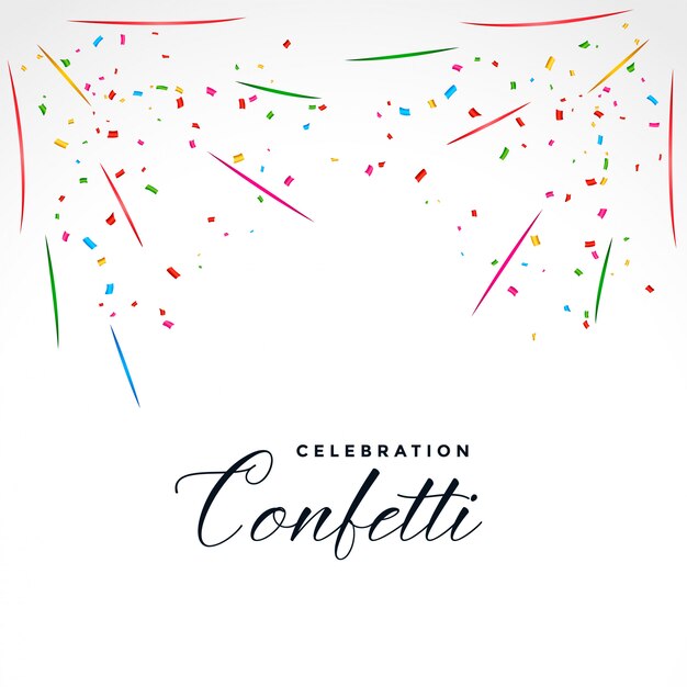 Fondo de celebración de fiesta de explosión de confeti