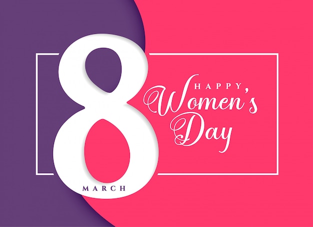 Fondo de celebración de marzo feliz día de la mujer