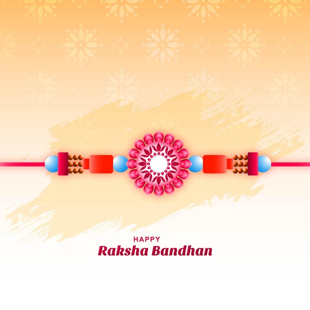 Fondo de celebración de raksha bandhan del festival religioso indio