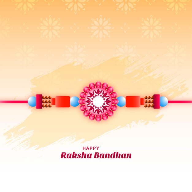 Fondo de celebración de raksha bandhan del festival religioso indio