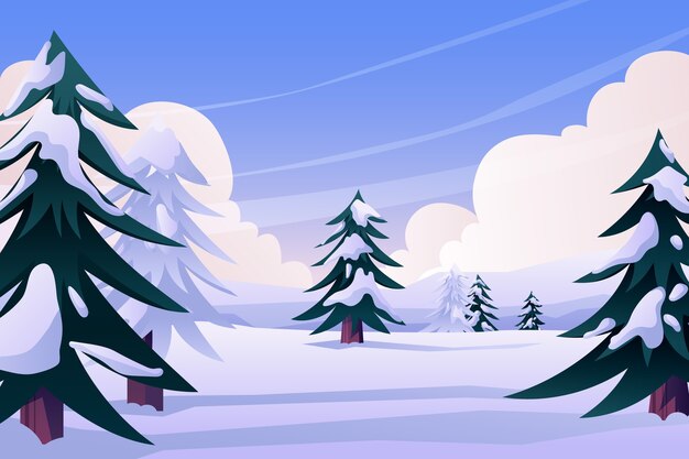 Fondo de celebración de la temporada de invierno plano