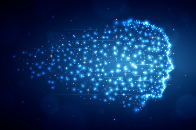 Fondo de cerebro degradado