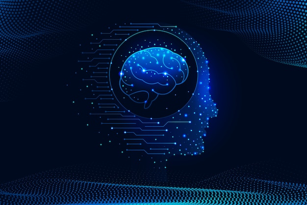 Fondo de cerebro degradado