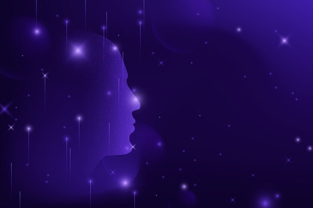 Fondo de cerebro degradado