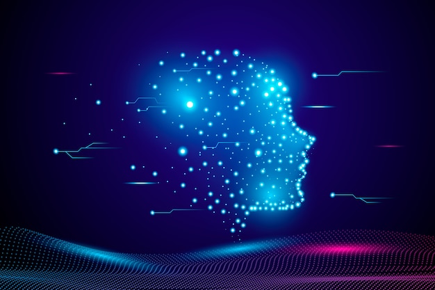 Fondo de cerebro degradado