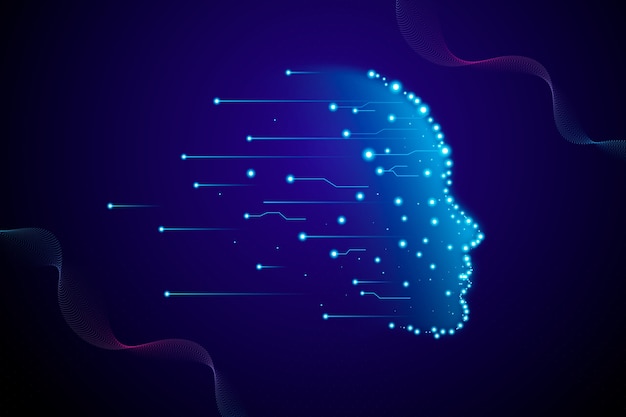 Fondo de cerebro degradado
