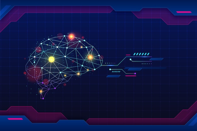 Fondo de cerebro degradado