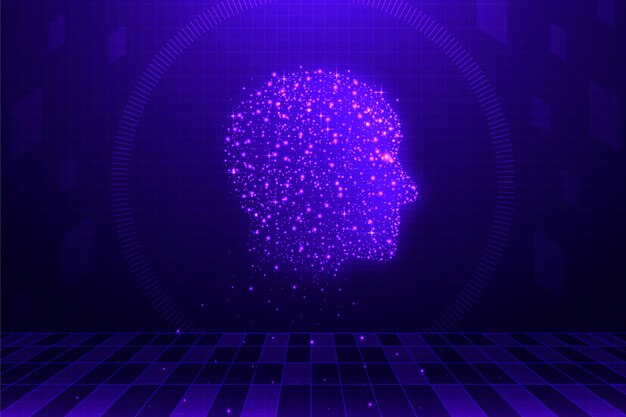 Fondo de cerebro degradado