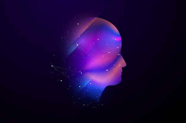 Fondo del cerebro en gradiente