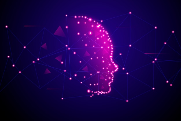Fondo del cerebro en gradiente