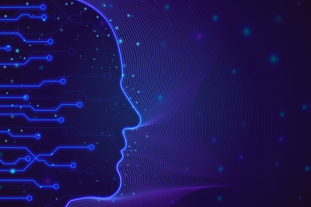 Fondo del cerebro en gradiente