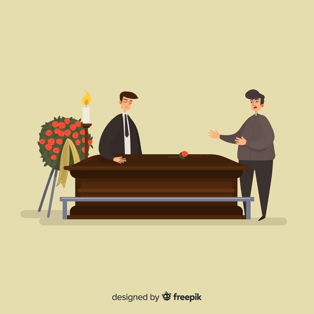Fondo ceremonia funeral