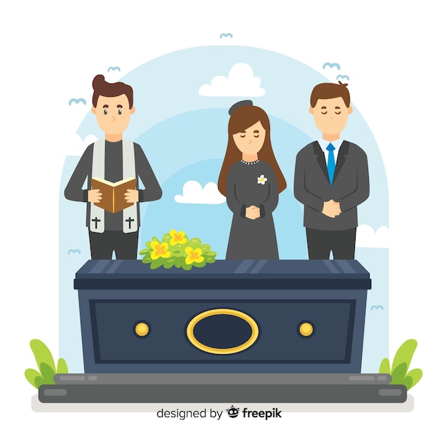 Fondo ceremonia funeral