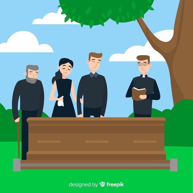 Fondo ceremonia funeral