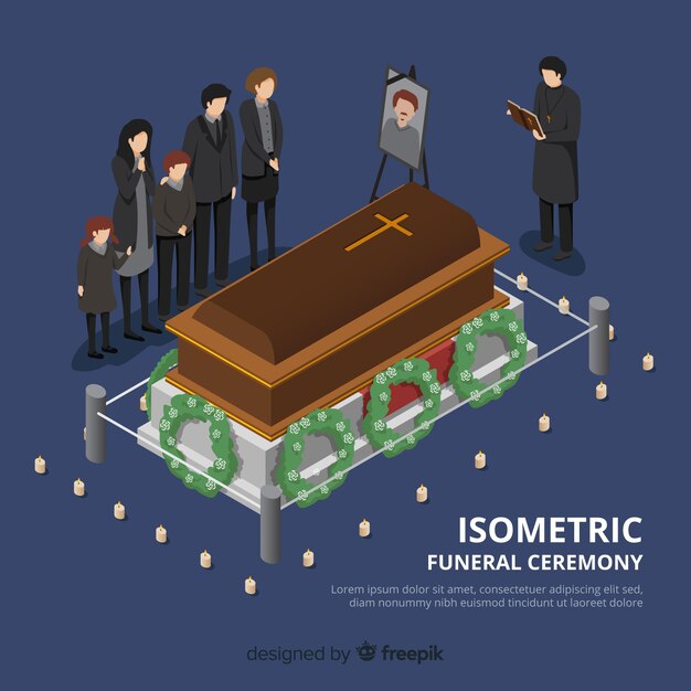 Fondo ceremonia funeral