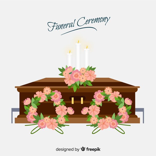 Fondo ceremonia funeral