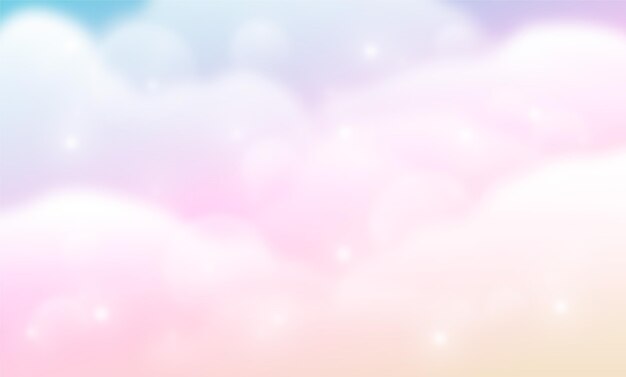 Fondo del cielo de color pastel con gradiente