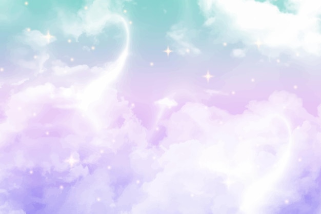 Fondo del cielo de color pastel con gradiente