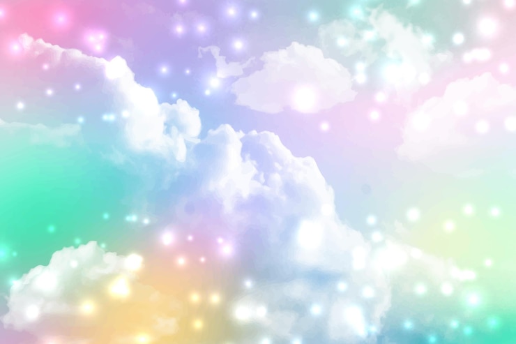 Vector gratuito fondo del cielo de color pastel con gradiente