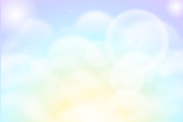 Fondo del cielo de color pastel con gradiente