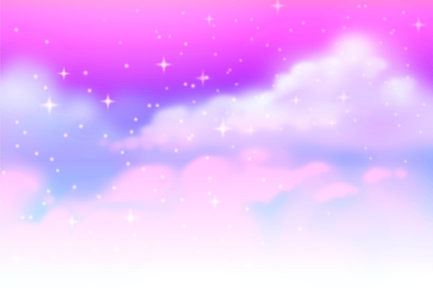 Fondo del cielo de color pastel con gradiente