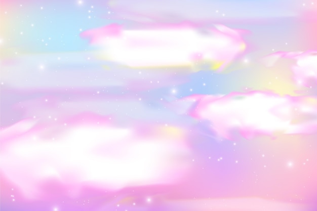 Fondo del cielo de color pastel con gradiente
