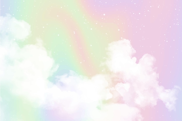 Fondo del cielo de color pastel con gradiente