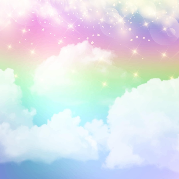 Fondo del cielo de color pastel con gradiente