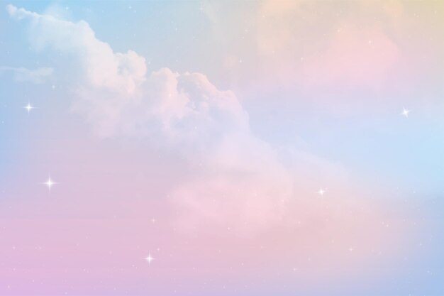Fondo del cielo de color pastel con gradiente