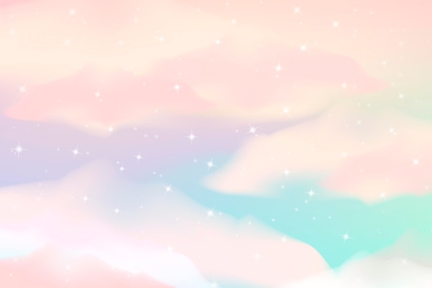 Fondo del cielo de color pastel con gradiente