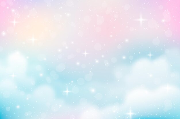 Fondo del cielo de color pastel con gradiente