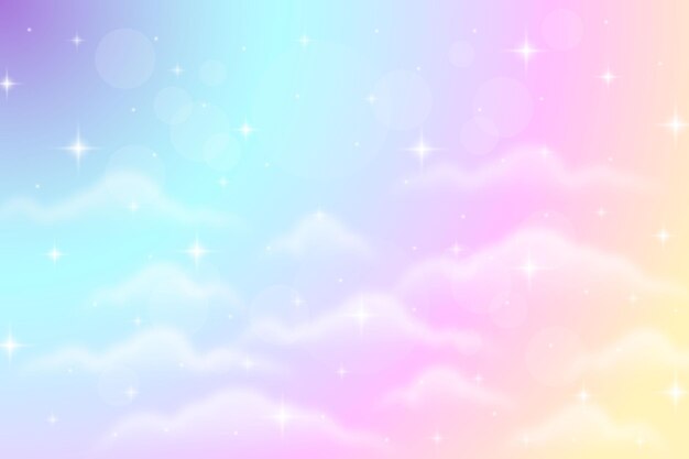 Fondo del cielo de color pastel con gradiente