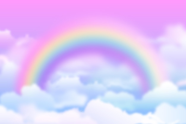 Fondo del cielo de color pastel con gradiente