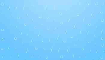 Vector gratuito fondo de cielo con gotas de lluvia