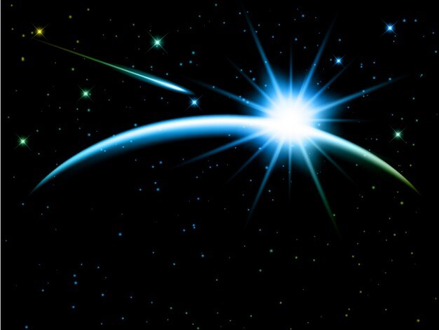 Fondo de cielo de noche