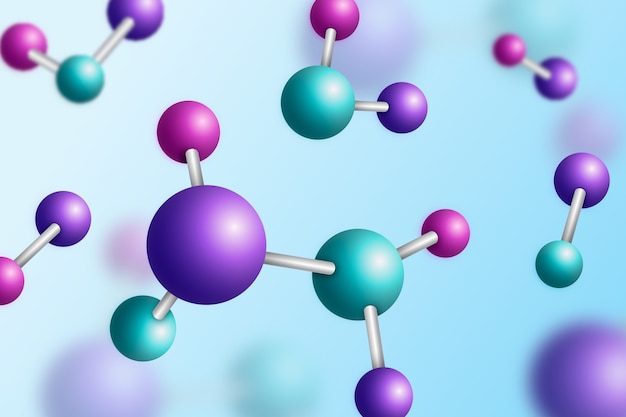 Vector gratuito fondo de ciencia de diseño realista