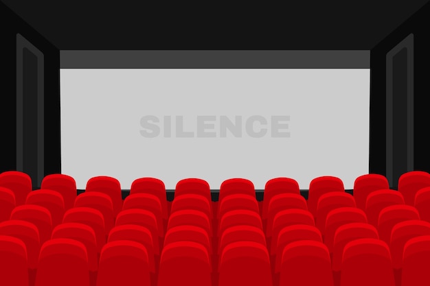 Fondo de cine dibujado a mano