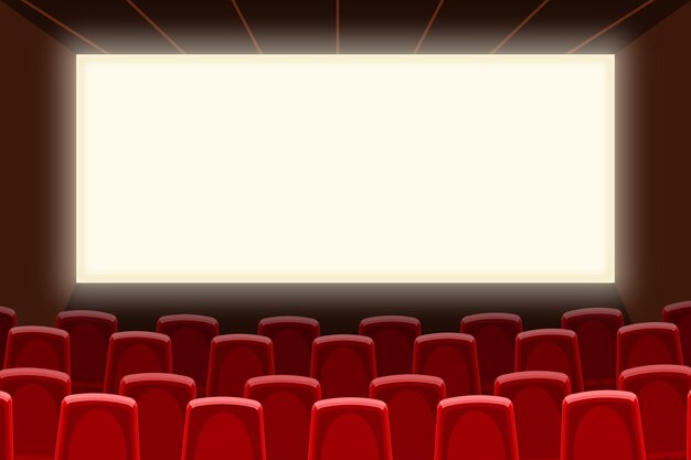 Fondo de cine dibujado a mano