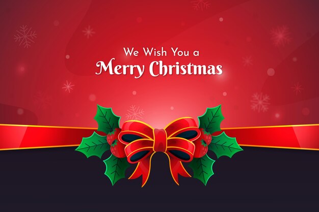 Fondo de cinta de feliz navidad