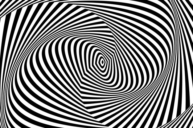 Fondo de círculo espiral de diseño plano