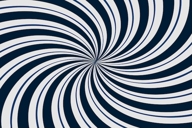 Fondo de círculo en espiral de diseño plano