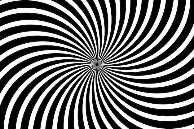 Fondo de círculo espiral de diseño plano