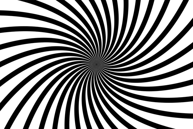 Fondo de círculo espiral de diseño plano