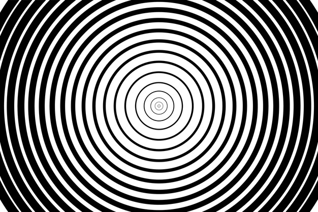 Fondo de círculo espiral de diseño plano